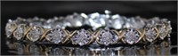 Brilliant 1.00 ct Diamond Designer Bracelet