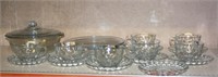 NS: NICE LOT OF BLUE DEPRESSION GLASS