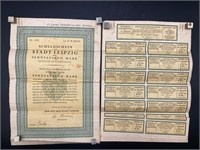 1923 German Debt Bill To City Of Leipzig