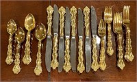 International Silver Plate 8 person serving