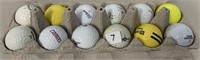 12 Used Golf Balls