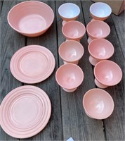 Pink Moderntone Dishes