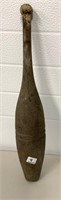 Antique Wooden Bowling Pin (16" long)