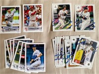 Topps Japanese and UK baseball cards