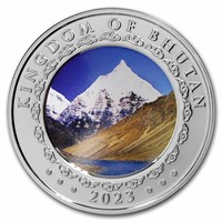 2023 Bhutan 1 Oz Proof Silver Lunar Rabbit