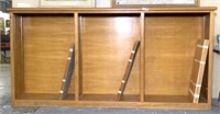 Oak & Oak Veneer Wall Bookcase