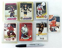Collection cartes hockey BOBBY ORR, BOBBY HULL et+