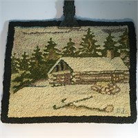 EAST COAST CANADIAN HOOKED RUG / PICTURE
