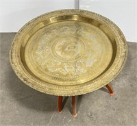 Moroccan Round Brass Coffee Table