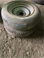15" Tires c/w Rims (2)