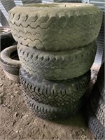 15" Tires c/w Rims (4)