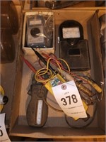 LOT OF SEVERAL ELECTRICAL TESTER METERS