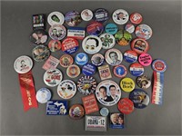50 Vintage & Contemporary Pinback Buttons