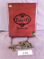 Vintage Torano Wood Cigar Box Purse