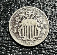 1866 US Shield Nickel