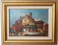 OIL ON CANVAS SIGNED MELVIN MILLER, LOWER RIGHT,