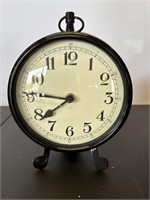 Black Metal Decorative Clock