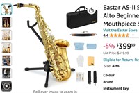 Eastar AS-? Student Alto Saxophone E Flat Gold