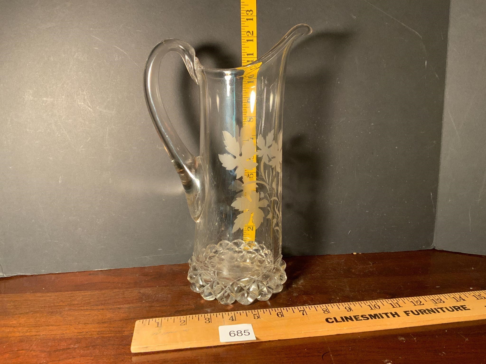 EAPG Ripley US Glass Pavonia 1880s Pineapple Stem