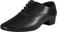 Size 12  Black Ballroom Dance Shoes Leather Men's