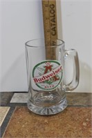 Glass Budweiser Beer Mug