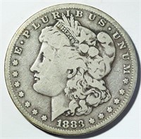 1883-S MORGAN DOLLAR VG