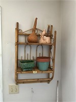 Bamboo shelf