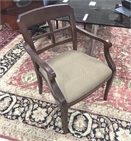 PAOLI MAHOGANY FRAME GUEST CHAIRS