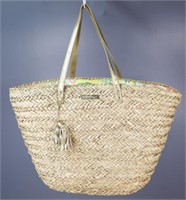 Lilly Pulitzer Straw/Fabric Beach Bag
