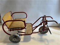 Pedal car tricycle pedal wheel - measures 27