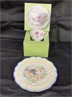 NIB Lenox Butterfly Meadow Teacup/Saucer & More