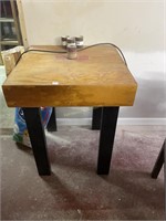 2-1/4" drum/spindle sander w/25in sq table (runs)