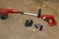 HOMELITE WEED WACKER WITH BATTERY AND CHARGER