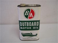 B/A OUTBOARD MOTOR OIL IMP. QT. CAN - CORRECT CAP