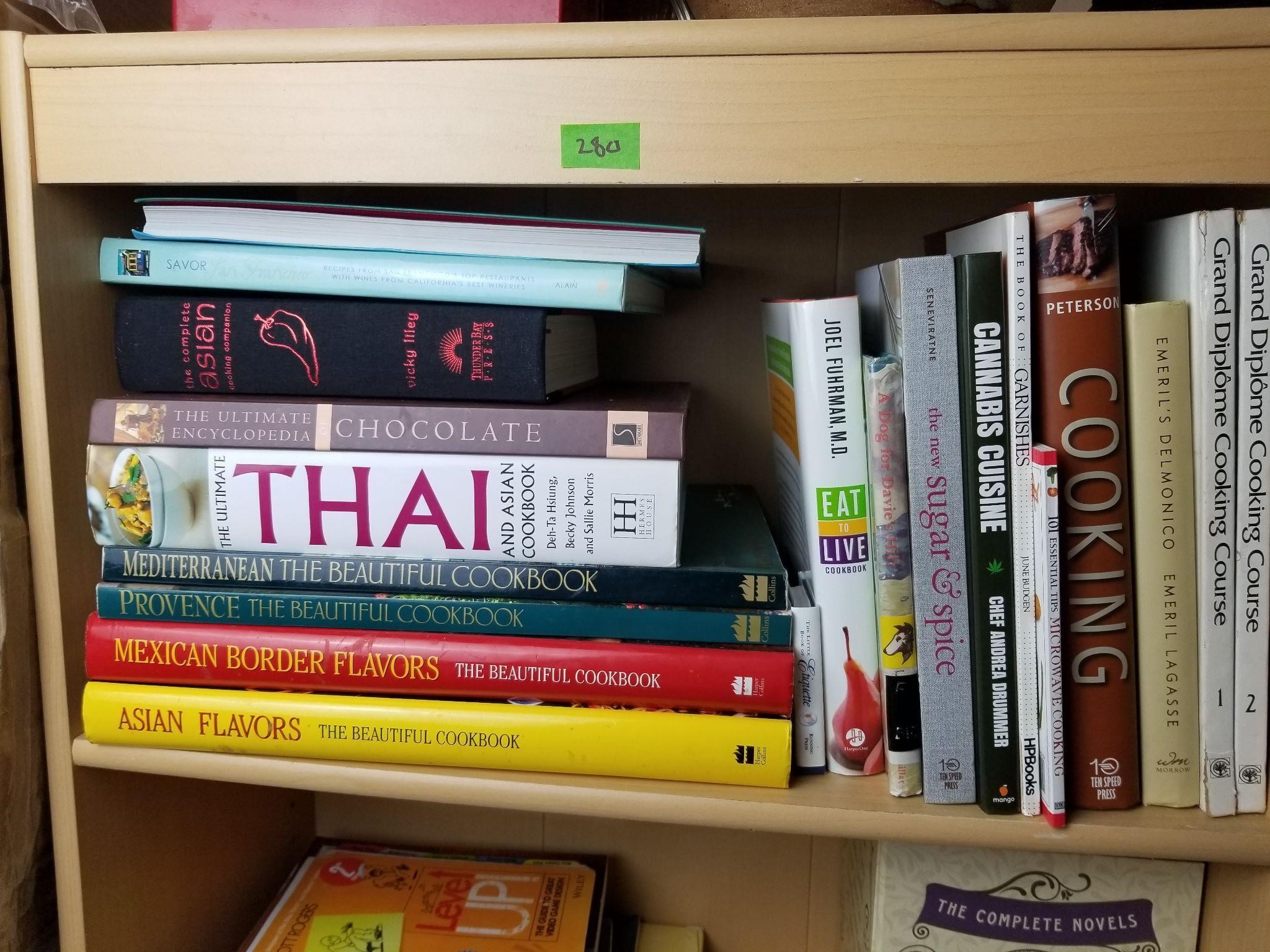 Large Collection of Assorted Cookbooks