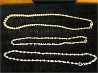 3 Nice Vintage Necklaces