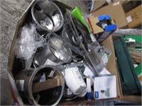 Box of Assorted Electrical Supplies