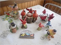 Bird Figurines + Candle Holders