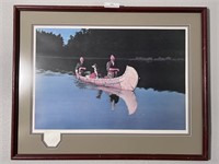 568/750 Evening on a Canadian Lake, Signed,