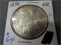 1896 Morgan Silver Dollar - AU