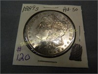 1889s Morgan Silver Dollar - AU-50