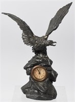 1922 FIGURAL LIBERTY EAGLE CLOCK GERMANY