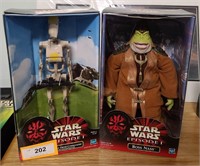 2 NIB STAR WARS EP. 1 ACTION FIGURES