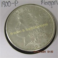 US 1900-P MORGAN SILVER DOLLAR