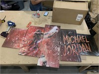 YOUHUNG basketball star 5 piece poster michael jor