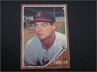 1962 TOPPS #128 ART FOWLER ANGELS VINTAGE