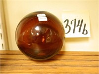 Canadian Rootbeer Amber Lightning Rod Globe