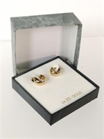 14KT 1gram Gold Earrings in Box