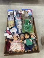 Beanie babies and dolls