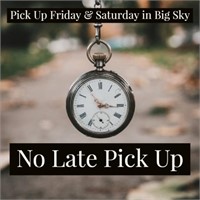 No Late Pick Ups: July 27th & 28th Pick Up Days